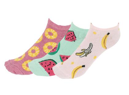 Moteriškos kojinės SEVEN LEMON, įvairių dizainų, 3 poros, 37–42 dydžiai, 1 pak.