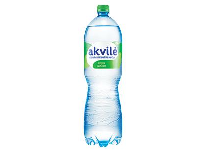 Lengvai gazuotas natūralus mineralinis vanduo AKVILĖ, 1,5 l