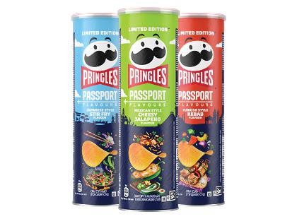 Traškučiai PRINGLES*, 3 rūšių, 165 g