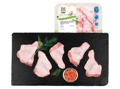 Švieži viščiukų broilerių sparnelių peteliai WELL DONE*, 500 g