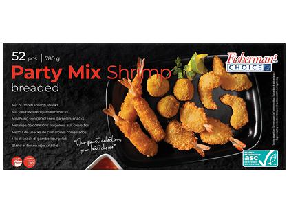 Šaldytos PARTY MIX krevetės FISHERMAN’S CHOICE*, 52 vnt., 780 g