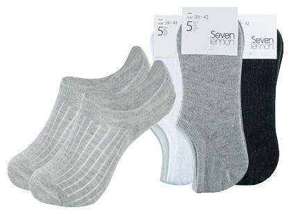 Kojinės SEVEN LEMON*, 3 rūšių, 36–46 dydžiai, 1 pak. (5 poros)