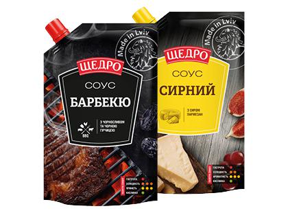 Prekė: Padažas SCHEDRO*, 2 rūšių, 200 g