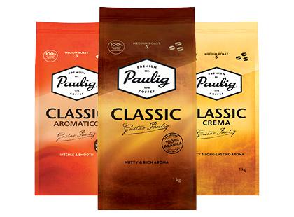 Kavos pupelės PAULIG CLASSIC*, 3 rūšių, 1 kg