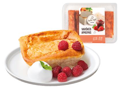 Prekė: Keptas varškės apkepas*, fasuotas, 1 kg