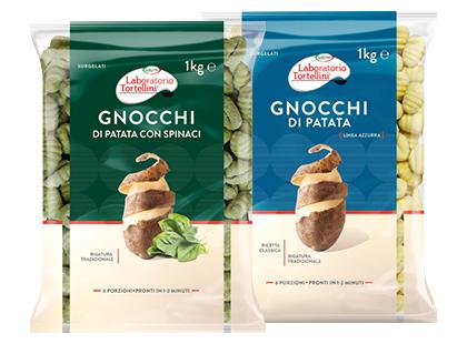 Šaldyti bulvių kukuliai GNOCCHI LABORATORIO TORTELLINI*, 2 rūšių, 1 kg
