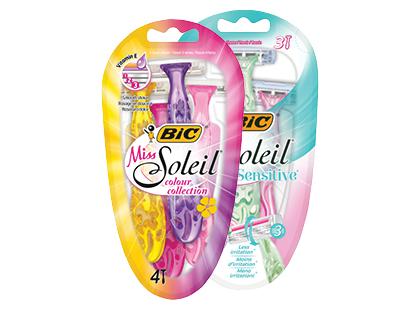 Vienkartinis skustuvas BIC MISS SOLEIL*, 3 rūšių, 1 pak. (4; 3 vnt.)
