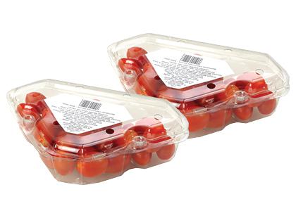Smulkiavaisiai slyviniai pomidorai, fasuoti, 2 pak. × 250 g
