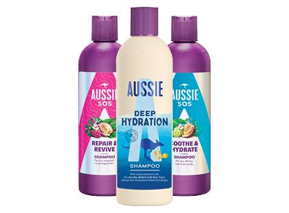Plaukų šampūnas AUSSIE*, 3 rūšių, 300 ml