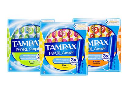 Higieniniams tamponams TAMPAX*