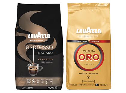 Kavos pupelės LAVAZZA QUALITA ORO; CAFFE ESPRESSO, 2 rūšių, 1 kg