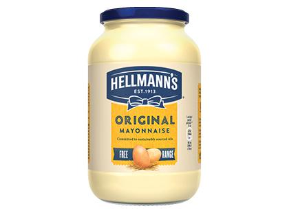 Majonezas HELLMANN’S ORIGINAL*, 76 % rieb., 855 ml