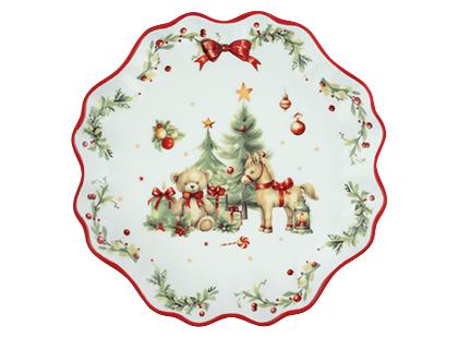 Lėkštė AURORA VINTAGE CHRISTMAS*, ø 21 cm , 1 vnt.