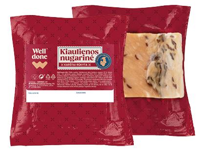 Karšai rūkyta kiaulienos nugarinė WELL DONE*, a. r., fasuota, 1 kg