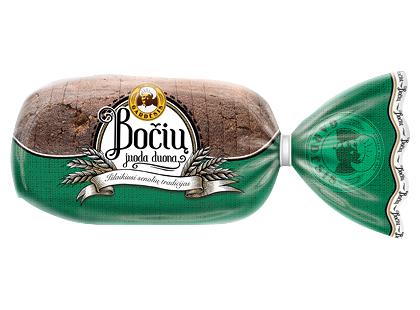 Juoda raikyta BOČIŲ duona GARDĖSIS*, 800 g