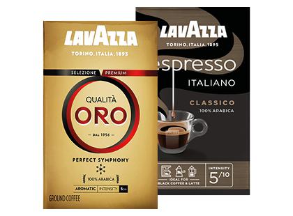 Malta kava LAVAZZA, 2 rūšių, 250 g