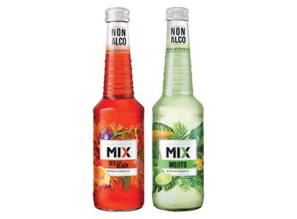 Nealkoholinis kokteilis MIX SEX ON THE BEACH; MOJITO*, 2 rūšių, 330 ml