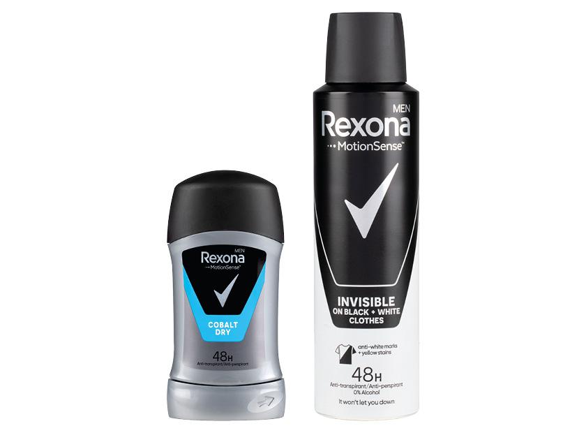 Vyriškas dezodorantas REXONA, 2 rūšių, 50–150 ml