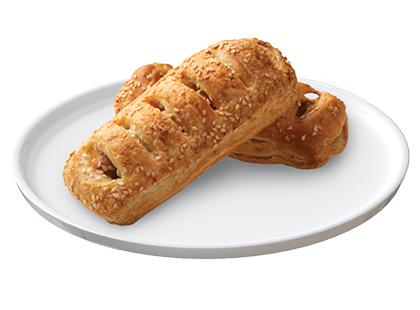 Prancūziška bandelė su dešrele, kečupu ir garstyčiomis*, 2 vnt. × 95 g