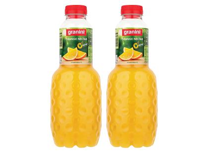 Apelsinų nektaras GRANINI*, 2 but. × 1 l