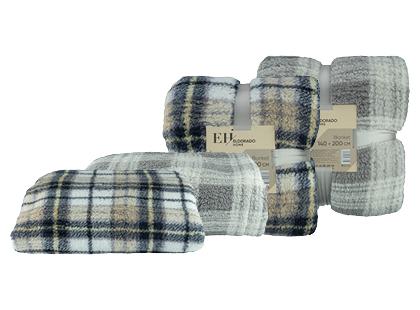 Pledas ELDORADO HOME*, 2 dizainų, 140 × 200 cm, 1 vnt.