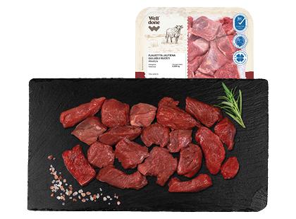 Šviežia pjaustyta jautiena guliašui ruošti WELL DONE*, 400 g
