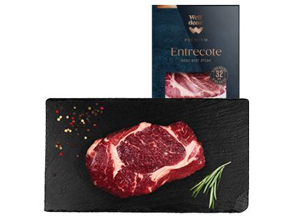 Sausai brandintos jautienos antrekotas WELL DONE PREMIUM*, brandintas 32 d., 240 g