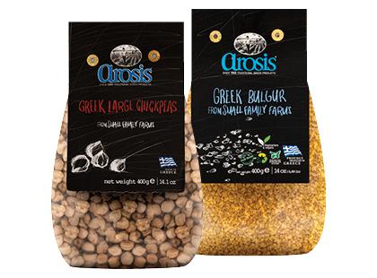 Avinžirniai; bulguras AROSIS*, 2 rūšių, 400 g