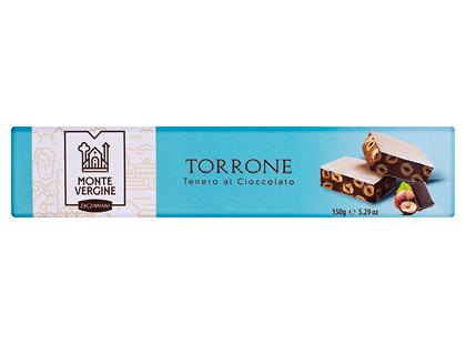 Lazdynų riešutų nuga su juoduoju šokoladu MONTE VERGINE*, 150 g