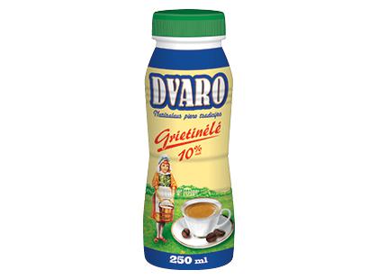 Natūrali DVARO grietinėlė*, 10 % rieb., 250 ml