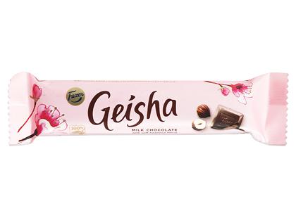 Pieninio šokolado batonėlis GEISHA FAZER*, 37 g