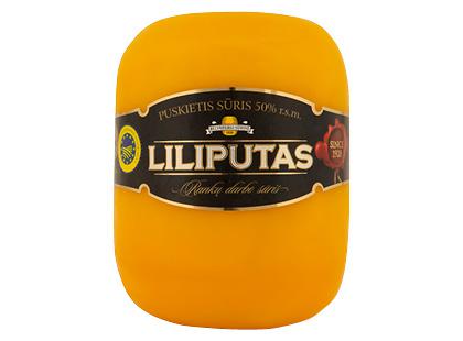 Prekė: Puskietis fermentinis sūris LILIPUTAS, 50 % rieb. s. m., 500 g