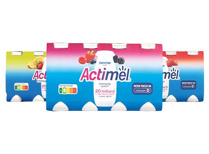 Fermentuotas jogurto gėrimas ACTIMEL*, 3 rūšių, 1,5 % rieb., 1 pak. (8 but. × 100 g)