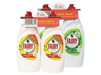 Indų ploviklis FAIRY*, 2 rūšių, 1 pak. (2 but. × 900 ml)