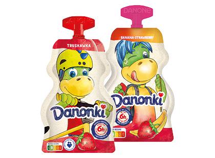 Jogurtinis užkandis DANONKI, 3 rūšių, 2,8 % rieb., 2 pak. x 70 g