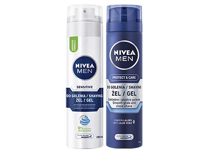 Skutimosi želė NIVEA MEN*, 2 rūšių, 200 ml