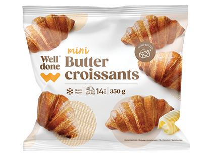 Prekė: Šaldyti maži sviestiniai kruasanai WELL DONE*, 350 g