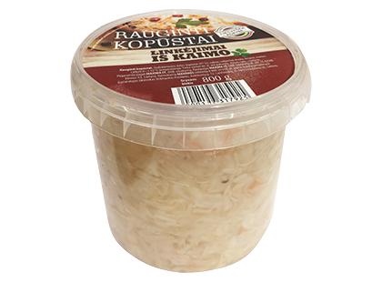 Rauginti kopūstai kibirėlyje LINKĖJIMAI IŠ KAIMO, fasuoti, 800 g