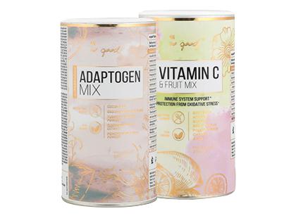 Adaptogenų; vitamino C mišinys FA SO GOOD*, 2 rūšių, 180–210 g