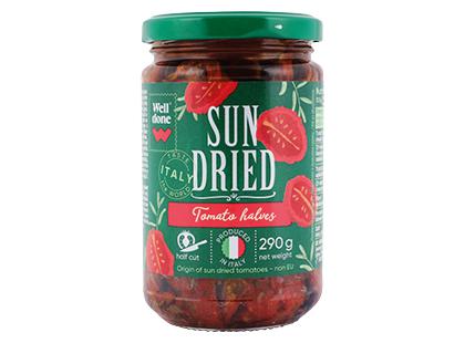 Saulėje džiovinti pomidorai WELL DONE, 290 g