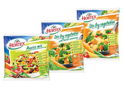 Prekė: Šaldytoms daržovėms ir jų mišiniams HORTEX