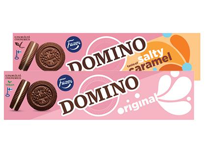 Sausainiai DOMINO*, 2 rūšių, 175 g