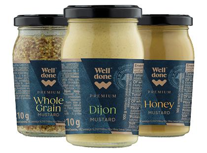 Garstyčios WELL DONE PREMIUM*, 3 rūšių, 210–235 g