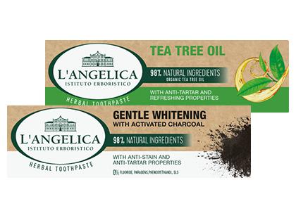 Dantų pasta L’ANGELICA*, 2 rūšių, 75 ml