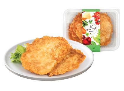 Kepti vištienos filė kepsniai*, fasuoti, 1 pak. (3 vnt. × 120 g)