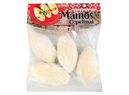 Šaldyti MAMOS tarkuotų bulvių cepelinai JUDEX su mėsa*, 800 g