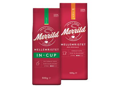 Prekė: Malta kava MERRILD, 2 rūšių, 500 g