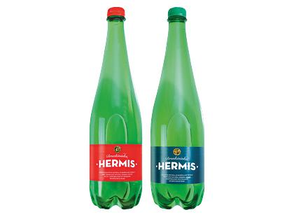 Natūralus mineralinis vanduo DRUSKININKŲ HERMIS*, 2 rūšių, 2 but. × 1 l