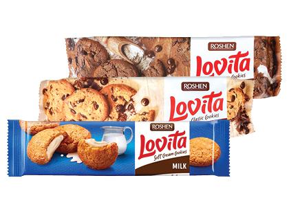 Sausainiai ROSHEN LOVITA*, 3 rūšių, 127–150 g
