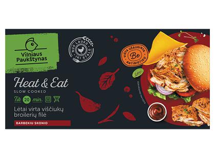 Lėtai virta višt. filė barb. padažo mar. HEAT&EAT VILNIAUS PAUKŠTYNAS*, 400 g
